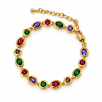 Mehrfarbiges Edelsteinarmband